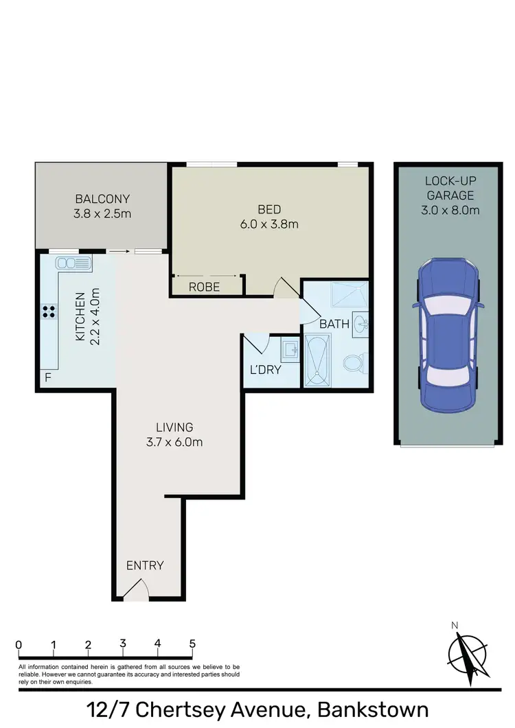 Floorplan of Homely unit listing, 12/7-9 Chertsey Avenue, Bankstown NSW 2200