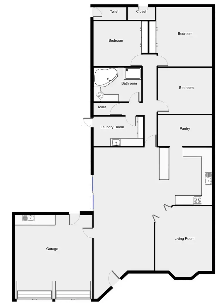 Floorplan of Homely house listing, 16 Kurrajong Street, Red Cliffs VIC 3496