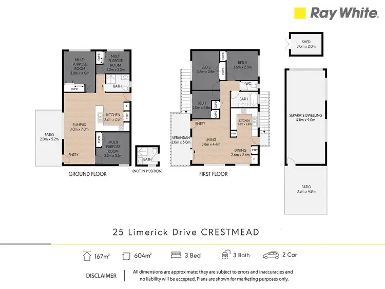 Floorplan of Homely house listing, 25 Limerick Drive, Crestmead QLD 4132