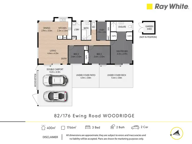 Floorplan of Homely townhouse listing, 82/176-184 Ewing Road, Woodridge QLD 4114