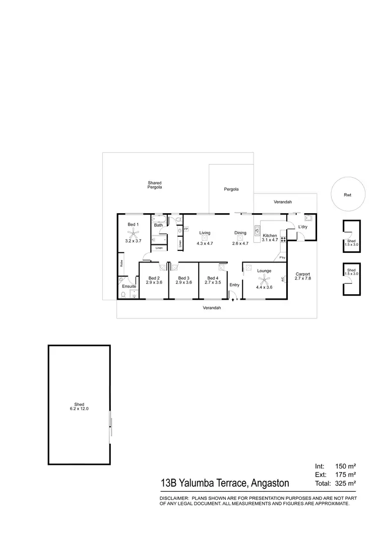 Floorplan of Homely house listing, 13B Yalumba Terrace, Angaston SA 5353