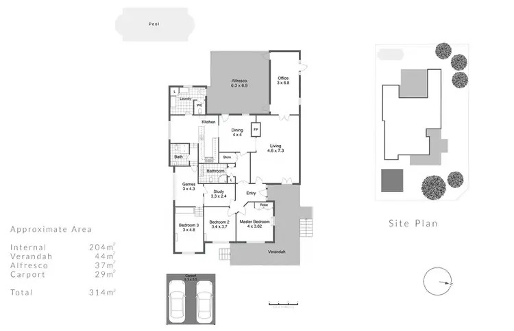 Floorplan of Homely house listing, 1 Corry Lynn Road, Claremont WA 6010