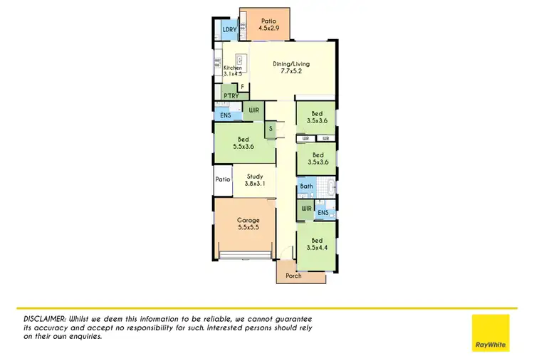 Floorplan of Homely house listing, 3 Satinwood Street, Marsden Park NSW 2765