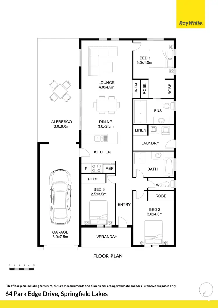 Floorplan of Homely house listing, 64 Park Edge Drive, Springfield Lakes QLD 4300