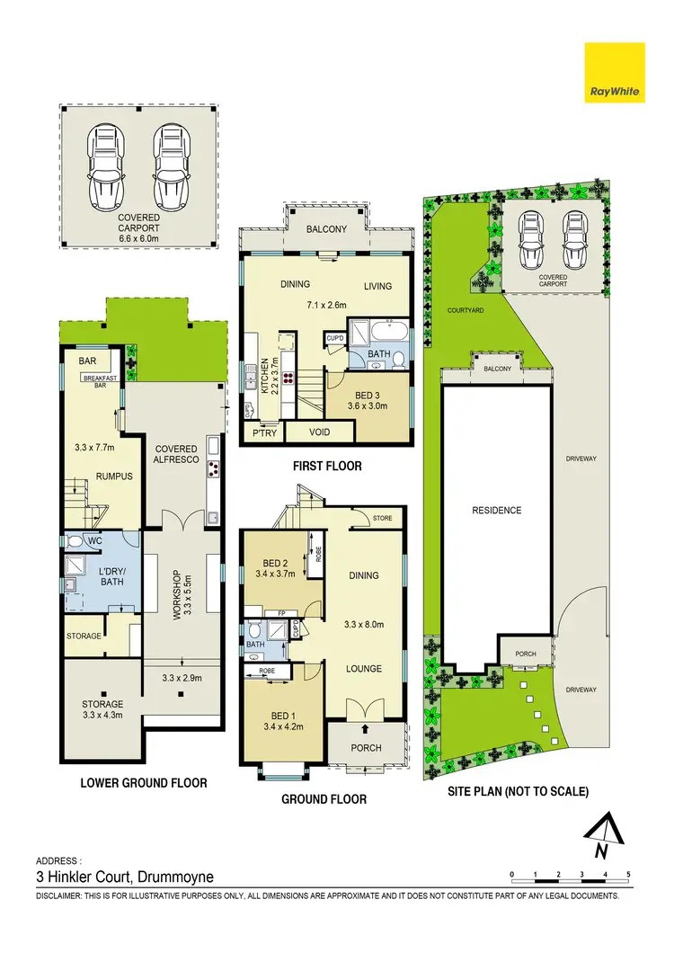 Floorplan of Homely house listing, 3 Hinkler Court, Drummoyne NSW 2047