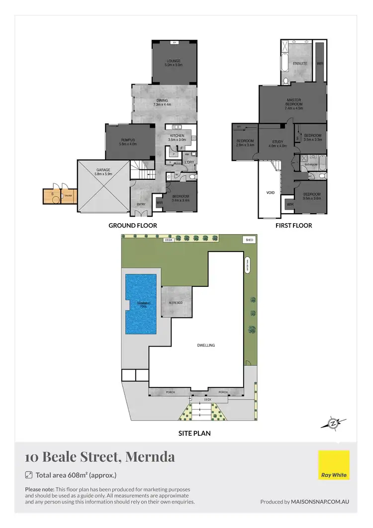 Floorplan of Homely house listing, 10 Beale Street, Mernda VIC 3754