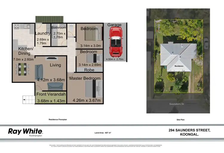 Floorplan of Homely house listing, 294 Saunders Street, Koongal QLD 4701