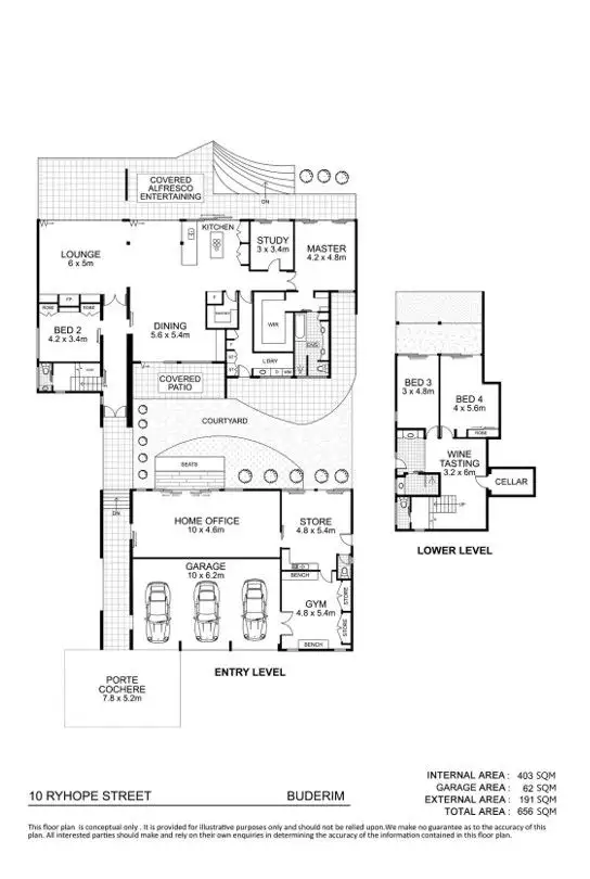Floorplan of Homely house listing, 10 Ryhope Street, Buderim QLD 4556