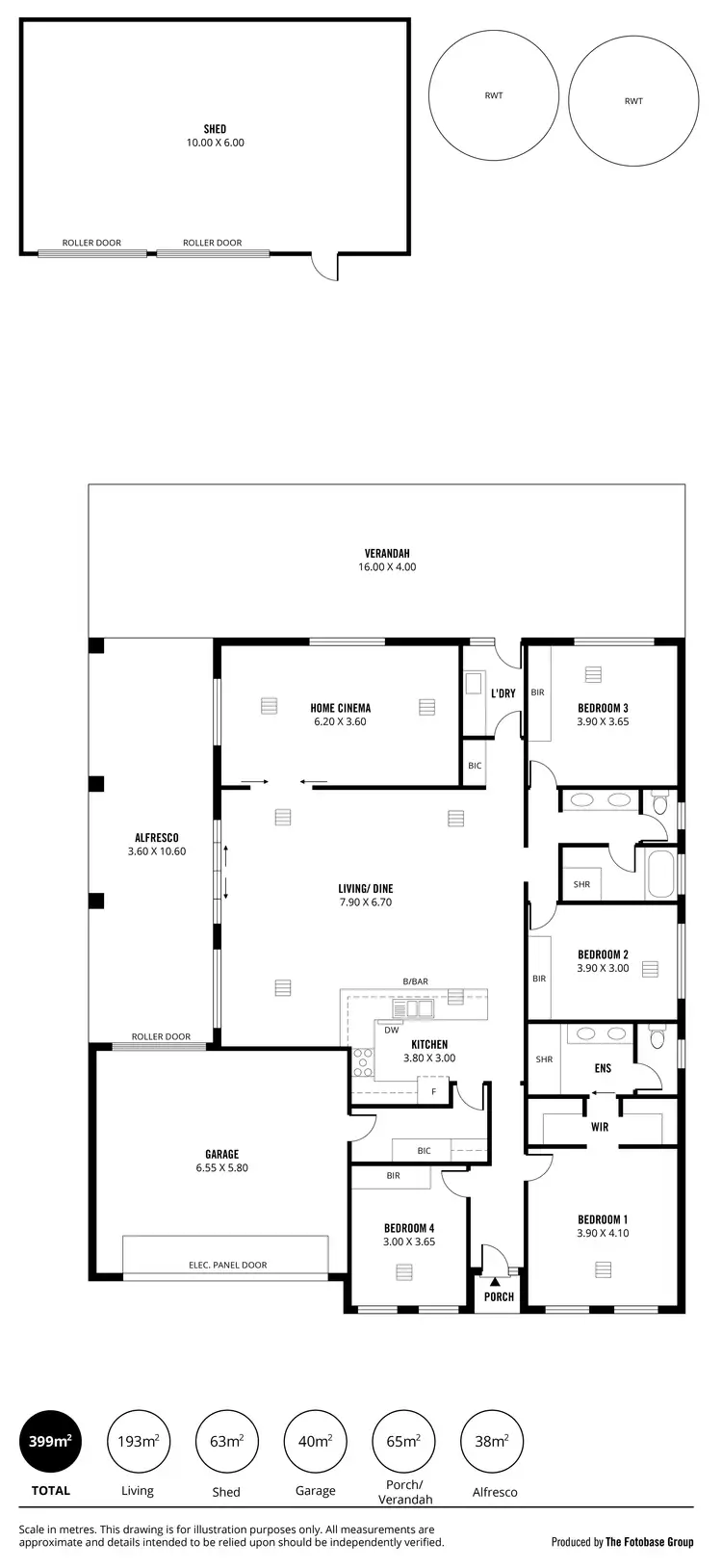 Floorplan of Homely house listing, 17 Rodwell Road, Woodchester SA 5255
