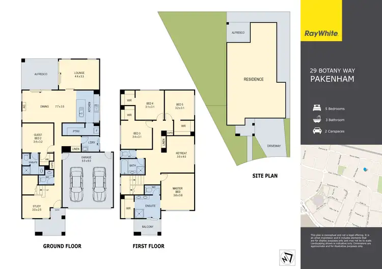 Floorplan of Homely house listing, 29 Botany Way, Pakenham VIC 3810