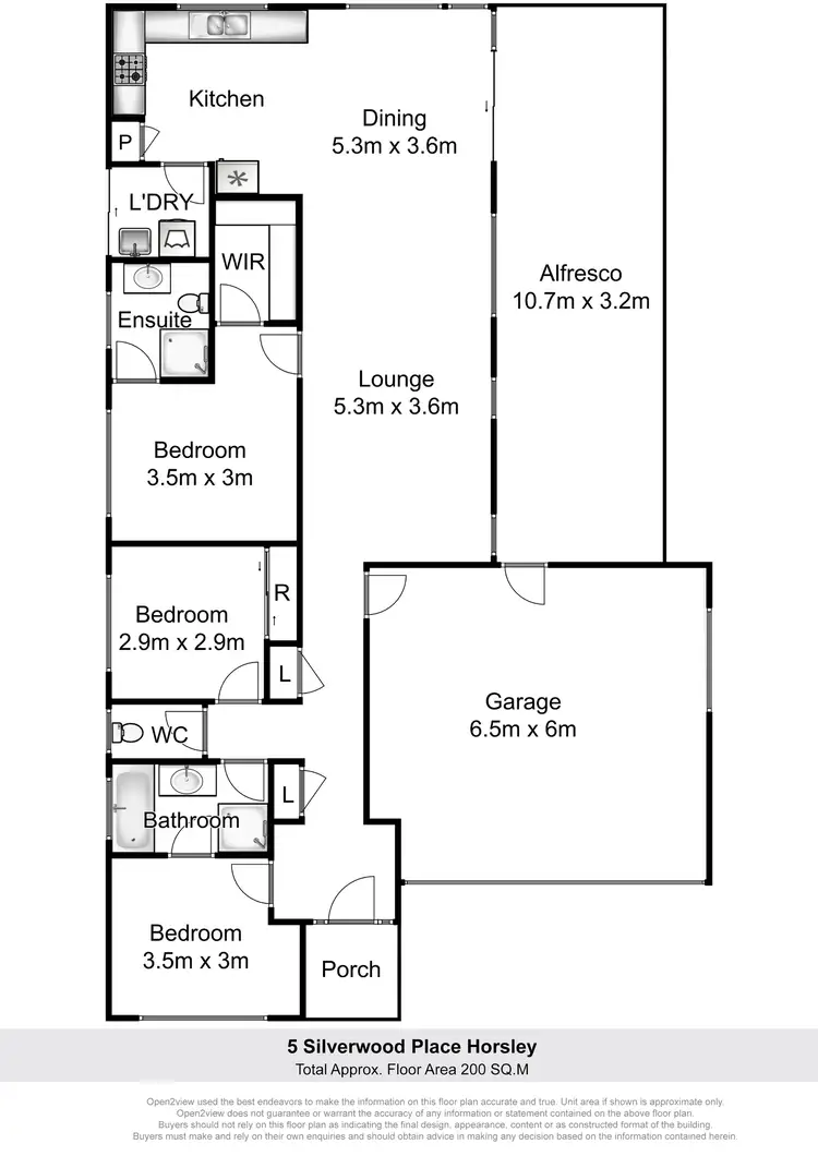 Floorplan of Homely house listing, 5 Silverwood Place, Horsley NSW 2530