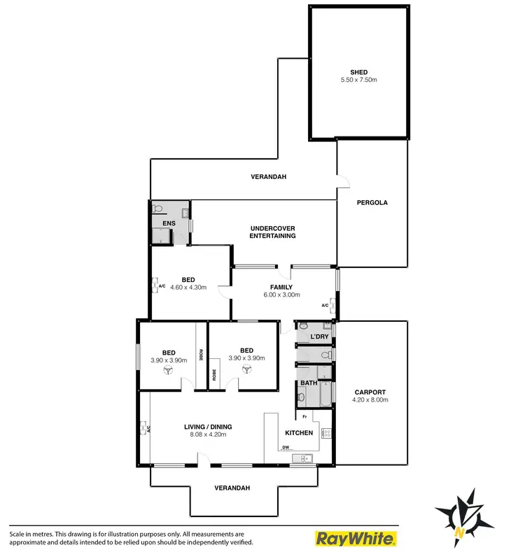 Floorplan of Homely house listing, 13 McKinnon Road, Goolwa South SA 5214