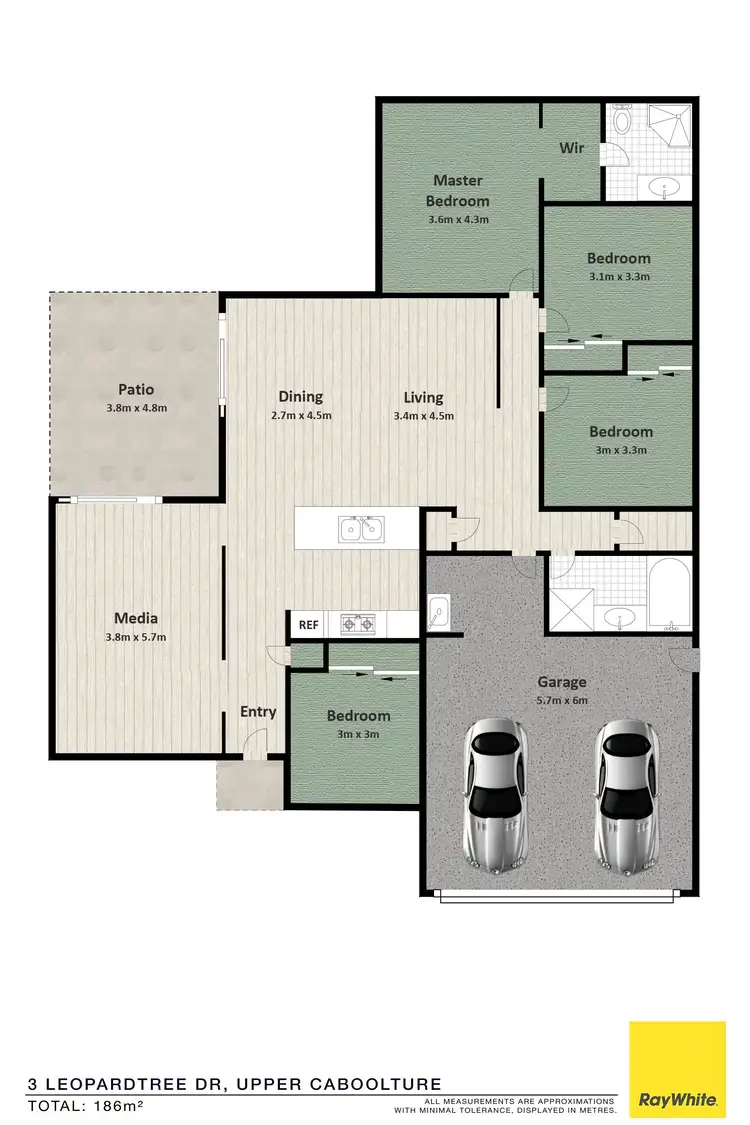 Floorplan of Homely house listing, 3-5 Leopardtree Drive, Upper Caboolture QLD 4510