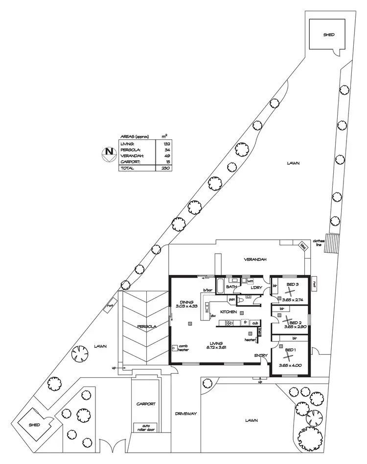 Floorplan of Homely house listing, 12 Kerrison Avenue, Ridgehaven SA 5097
