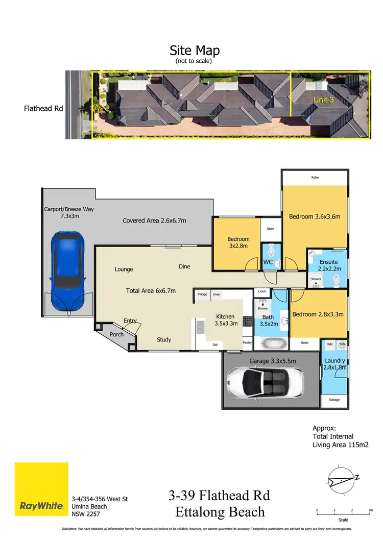 Floorplan of Homely villa listing, 3/39 Flathead Road, Ettalong Beach NSW 2257