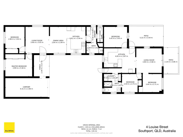 Floorplan of Homely house listing, 4 Louise Street, Southport QLD 4215