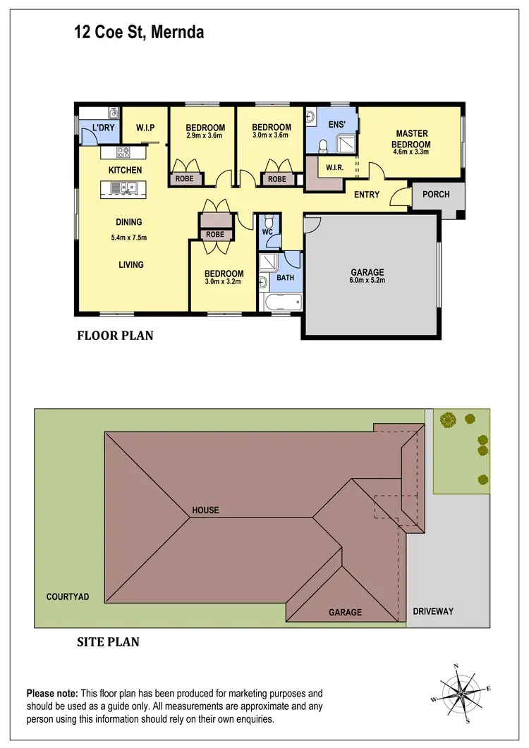 Floorplan of Homely house listing, 12 Coe Street, Mernda VIC 3754