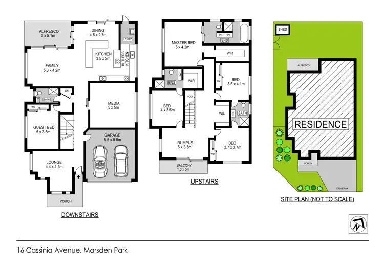 Floorplan of Homely house listing, 16 Cassinia Avenue, Marsden Park NSW 2765