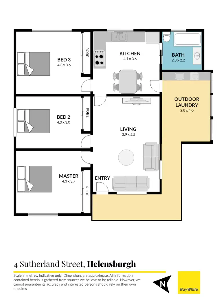 Floorplan of Homely house listing, 4 Sutherland Street, Helensburgh NSW 2508
