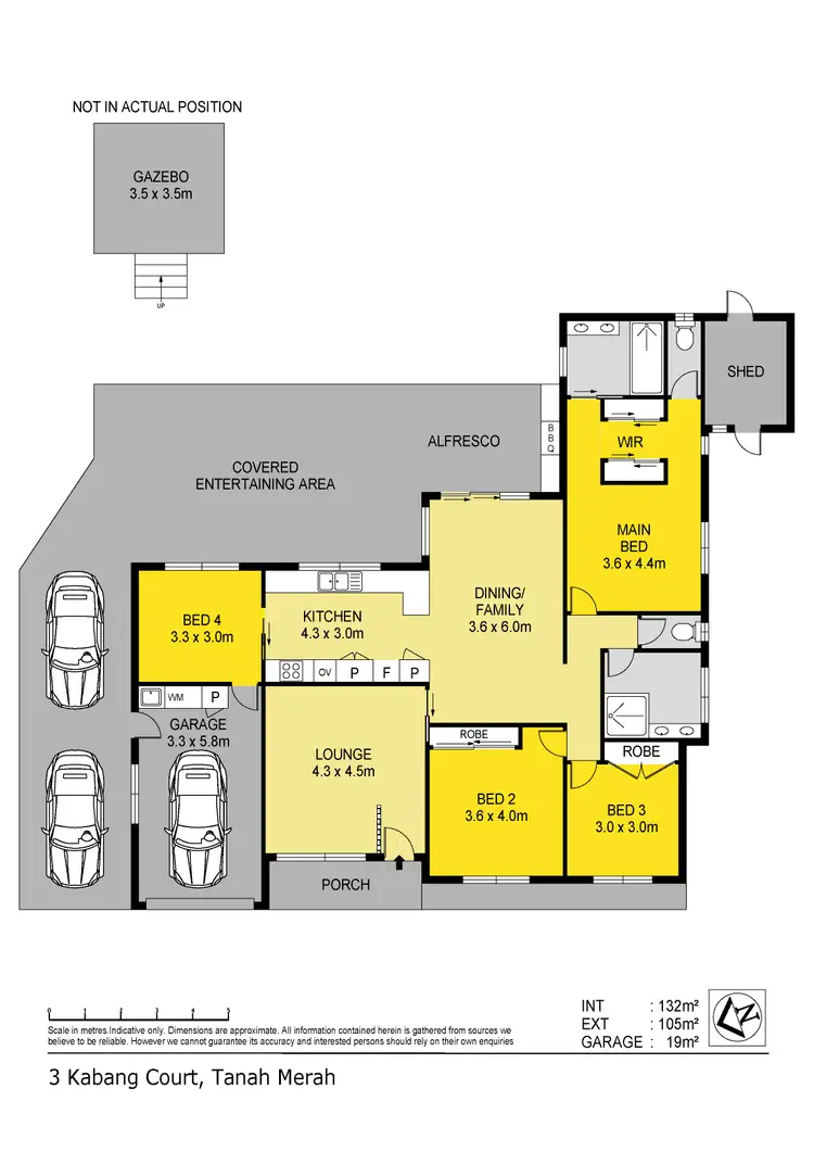Floorplan of Homely house listing, 3 Kabang Court, Tanah Merah QLD 4128
