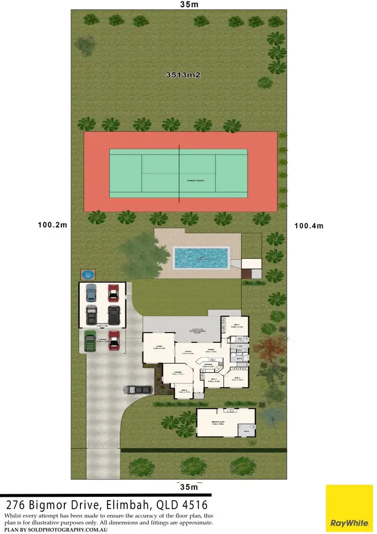 Floorplan of Homely house listing, 274-276 Bigmor Drive, Elimbah QLD 4516