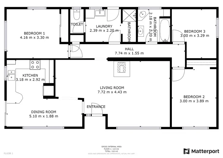 Floorplan of Homely house listing, 35 Lusty Lane, Nyah West VIC 3595