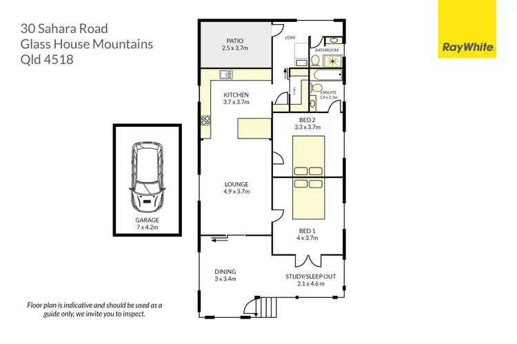 Floorplan of Homely house listing, 30 Sahara Road, Glass House Mountains QLD 4518