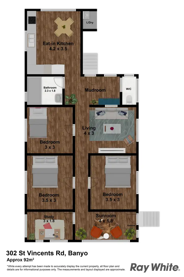 Floorplan of Homely house listing, 302 Saint Vincents Road, Banyo QLD 4014
