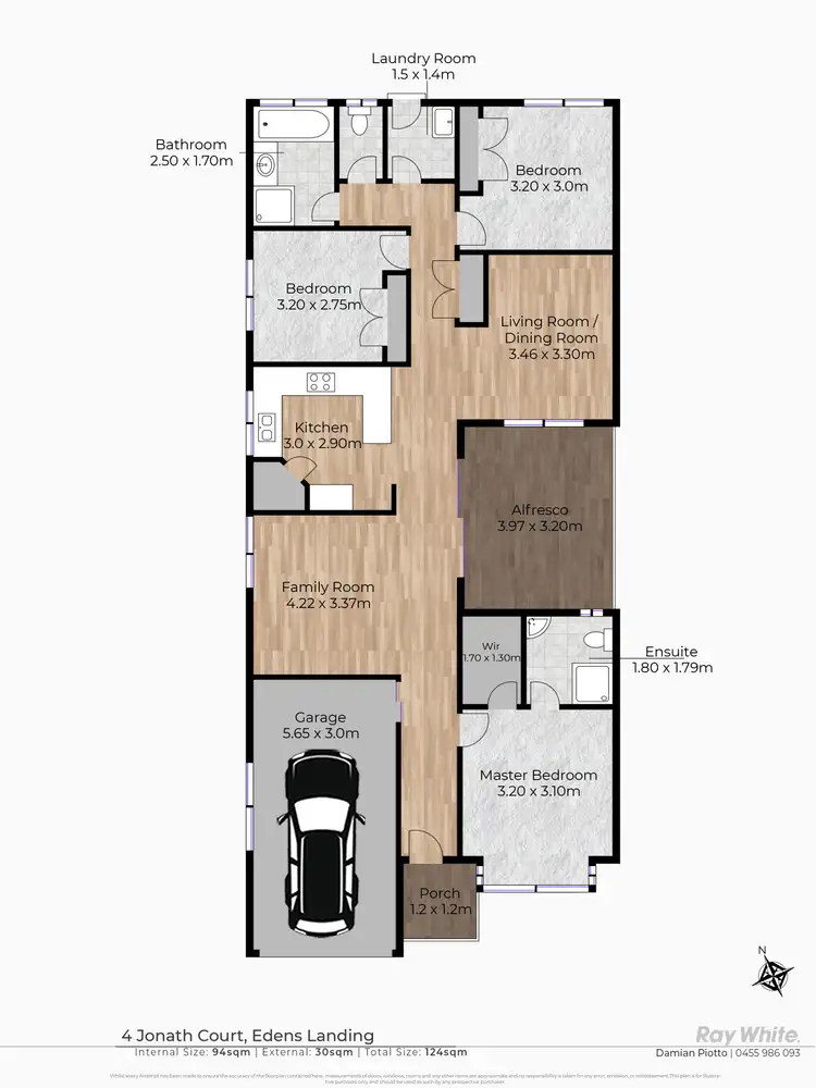 Floorplan of Homely house listing, 4 Jonath Court, Edens Landing QLD 4207