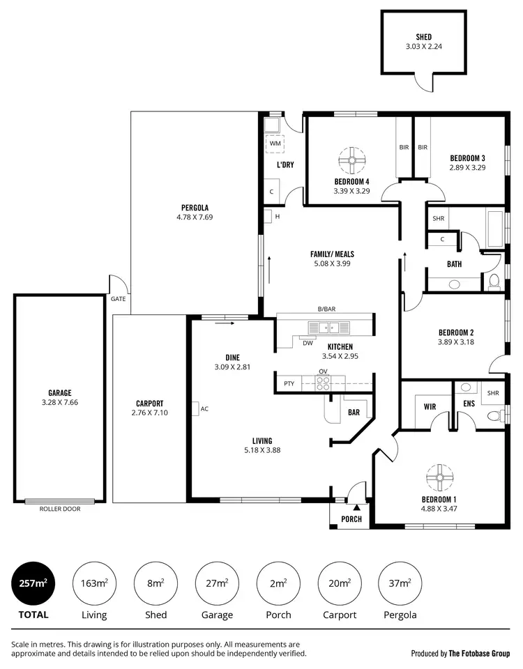 Floorplan of Homely house listing, 24 Horndale Drive, Happy Valley SA 5159