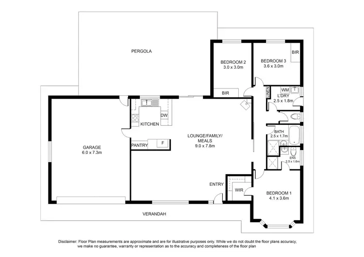 Floorplan of Homely house listing, 10 Rosemont Place, Mount Gambier SA 5290