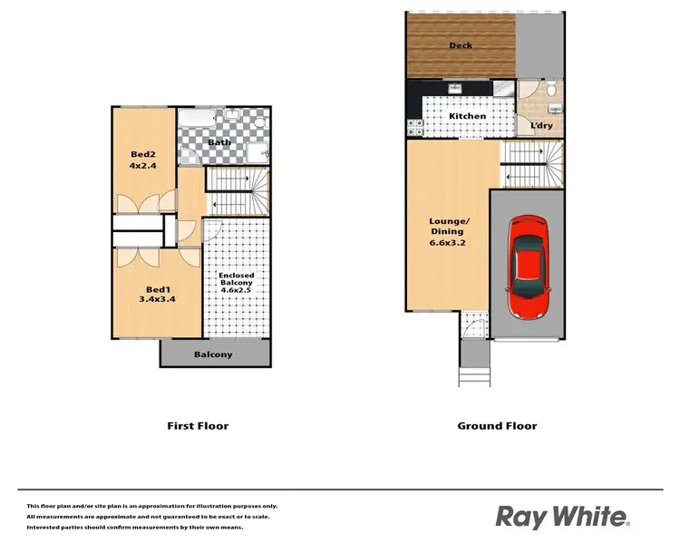 Floorplan of Homely townhouse listing, Address available on request