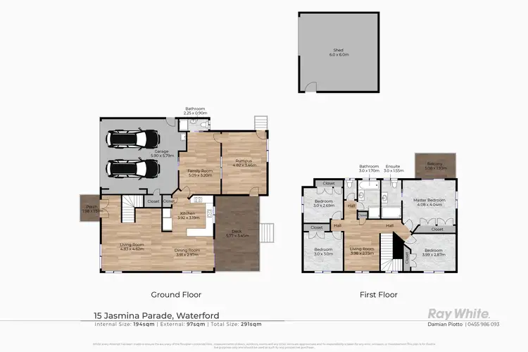 Floorplan of Homely house listing, 15 Jasmina Parade, Waterford QLD 4133