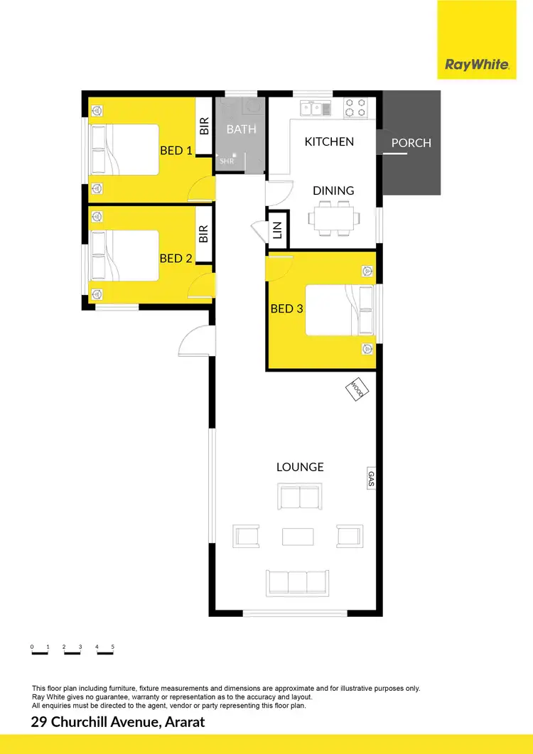 Floorplan of Homely house listing, 29 Churchill Avenue, Ararat VIC 3377