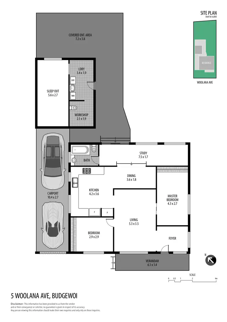 Floorplan of Homely house listing, 5 Woolana Avenue, Budgewoi NSW 2262
