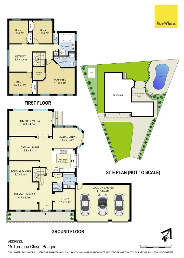 Floorplan of Homely house listing, 15 Torumba Close, Bangor NSW 2234