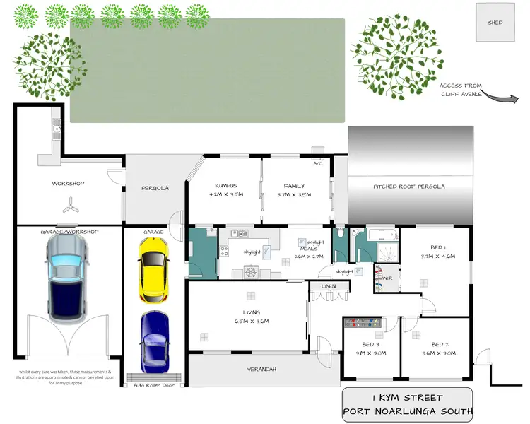 Floorplan of Homely house listing, 1 Kym Street, Port Noarlunga South SA 5167