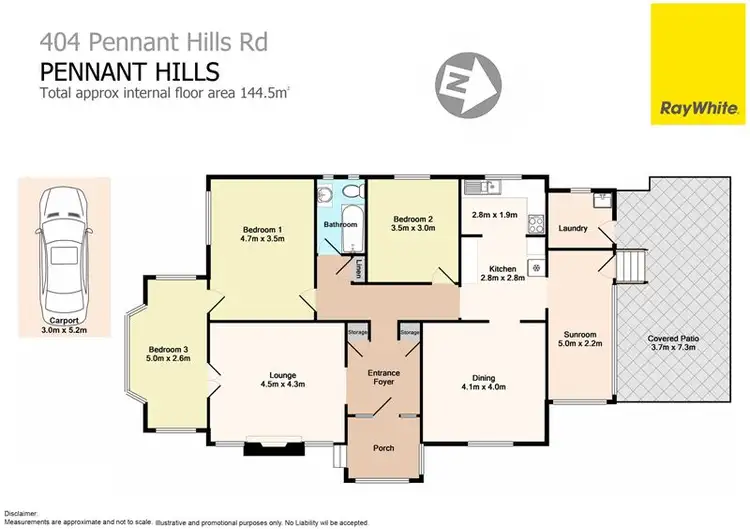 Floorplan of Homely house listing, 404 Pennant Hills Road, Pennant Hills NSW 2120