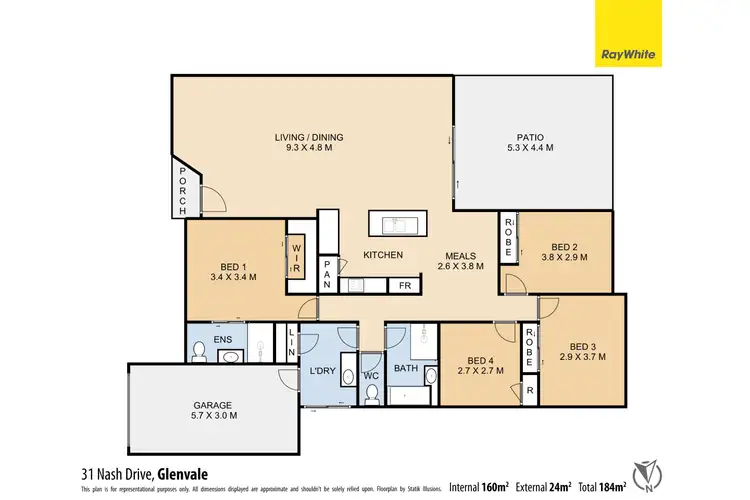Floorplan of Homely house listing, 31 Nash Drive, Glenvale QLD 4350