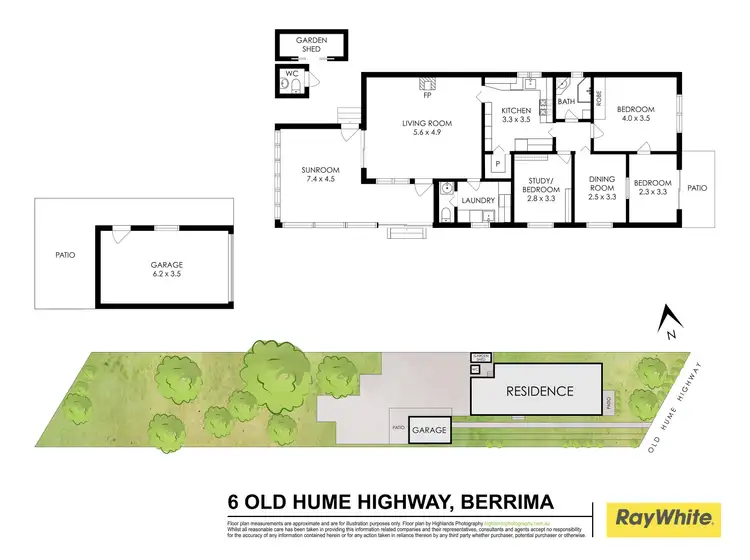 Floorplan of Homely house listing, 6 Old Hume Highway, Berrima NSW 2577
