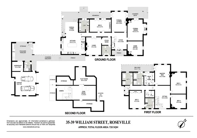 Floorplan of Homely house listing, 35-39 William Street, Roseville NSW 2069