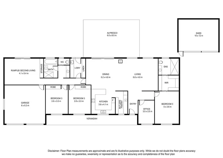 Floorplan of Homely house listing, 9 Elsie May Drive, Compton SA 5291