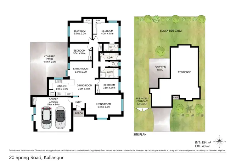 Floorplan of Homely house listing, 20 Spring Road, Kallangur QLD 4503