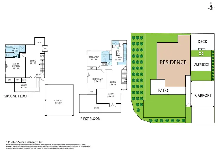 Floorplan of Homely house listing, 184 Lillian Avenue, Salisbury QLD 4107