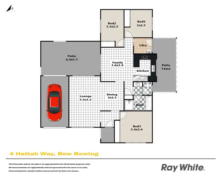 Floorplan of Homely house listing, 4 Hattah Way, Bow Bowing NSW 2566