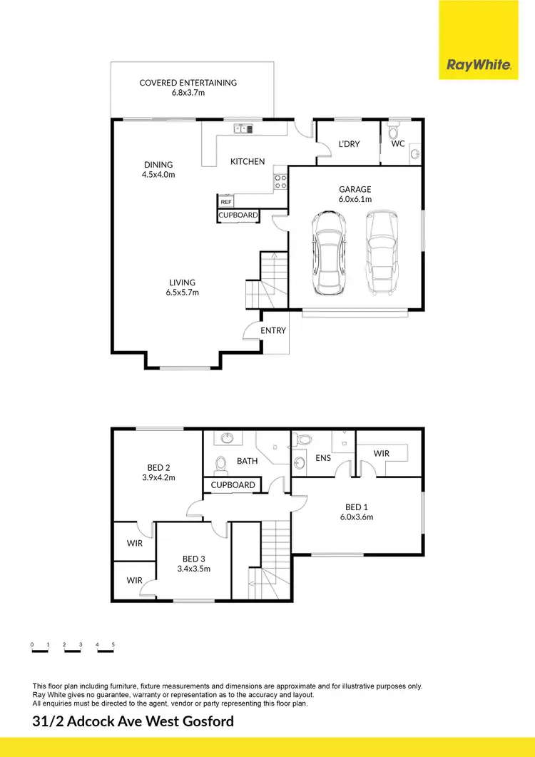 Floorplan of Homely townhouse listing, 31/2 Adcock Avenue, West Gosford NSW 2250