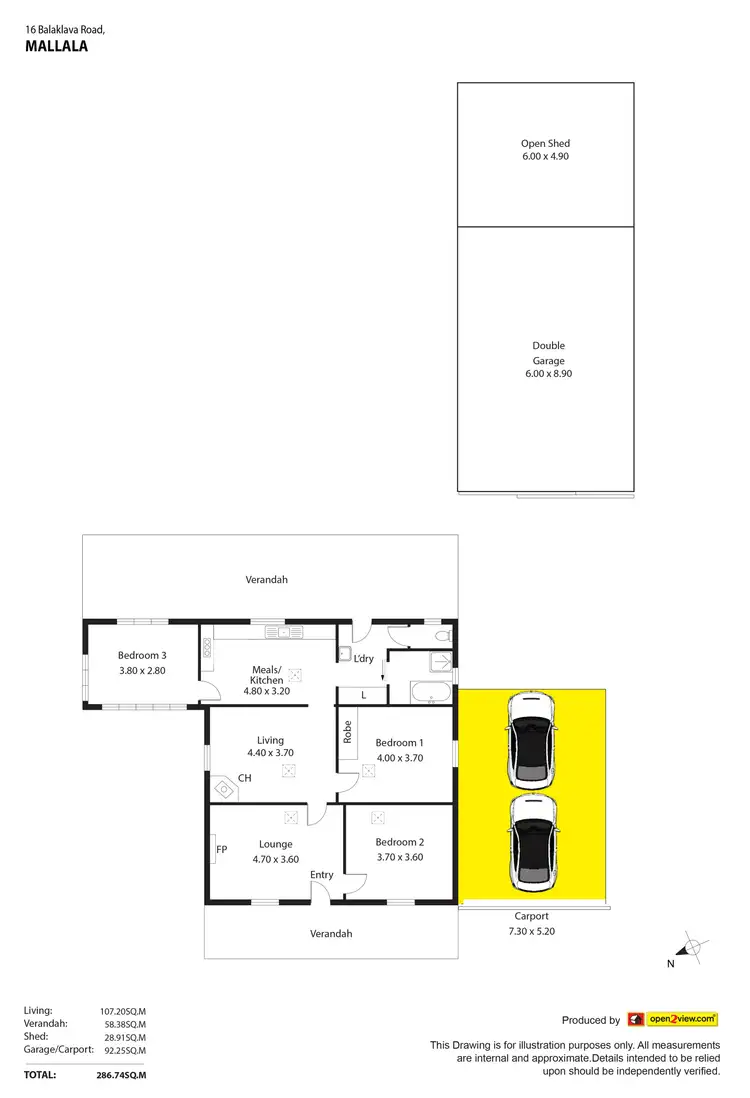 Floorplan of Homely house listing, 16 Balaklava Road, Mallala SA 5502