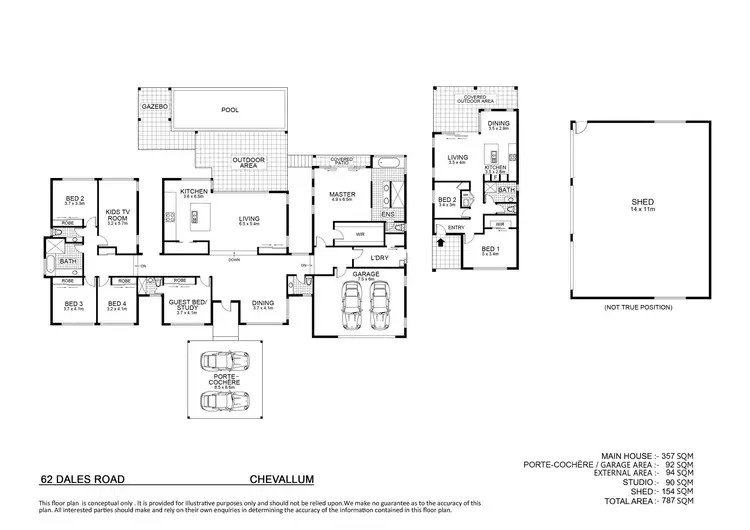 Floorplan of Homely house listing, 62-80 Dales Road, Chevallum QLD 4555