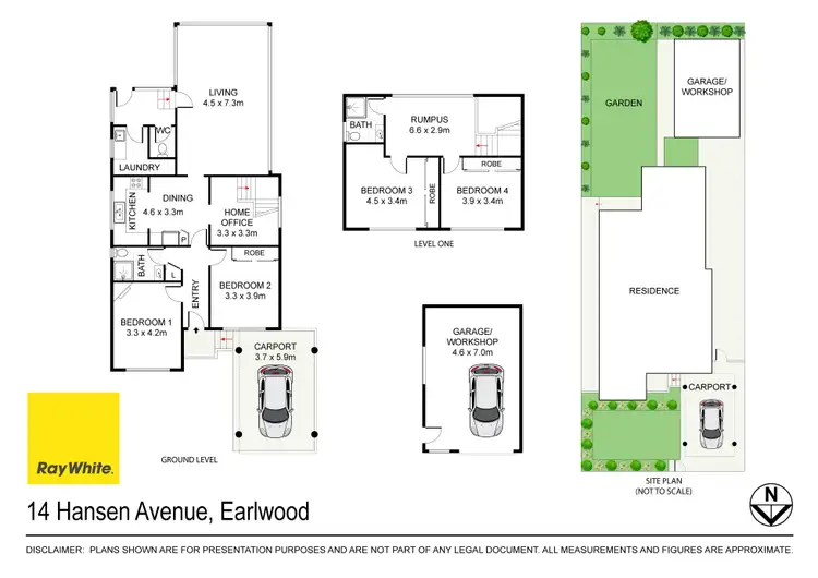 Floorplan of Homely house listing, 14 Hansen Avenue, Earlwood NSW 2206