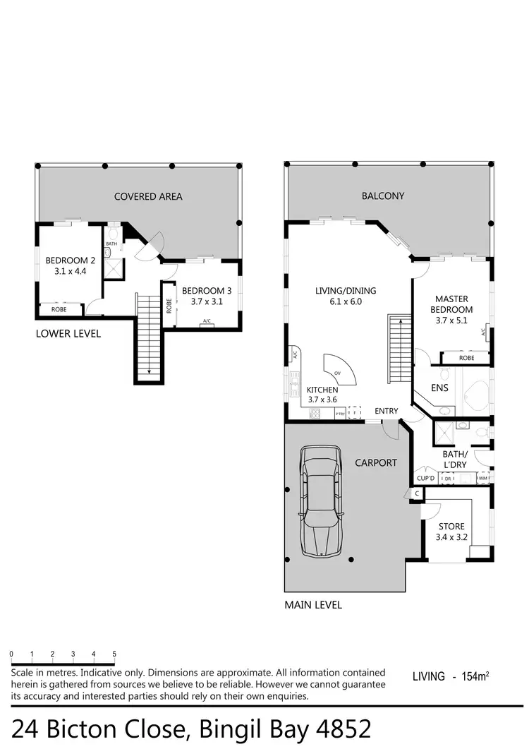 Floorplan of Homely house listing, 24 Bicton Close, Bingil Bay QLD 4852